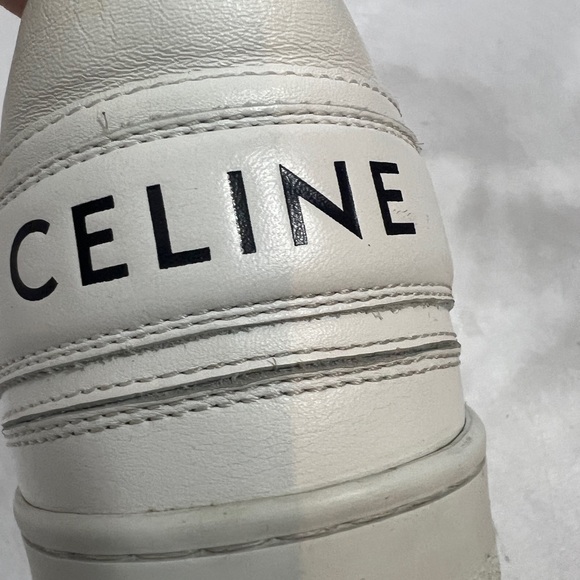 Authentic Celine Trainer Low Lace-Up Sneaker in Calfskin - Picture 6 of 10